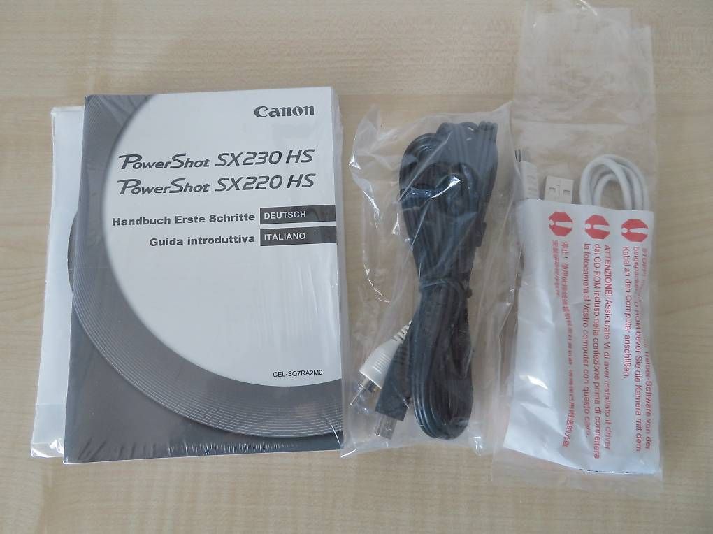 Canon Fotocamera: Canon SX230 HD Digitale Kompaktkamera Blau – Usato da Ortschwaben venduto da CitrousD 4