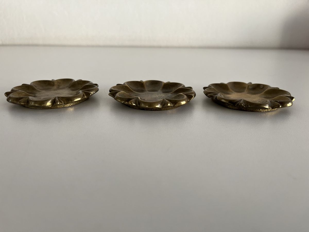 Tutte le decorazioni: 3 Stk. Vintage Messing Schälchen – Usato da Wetzikon ZH venduto da seli03 1