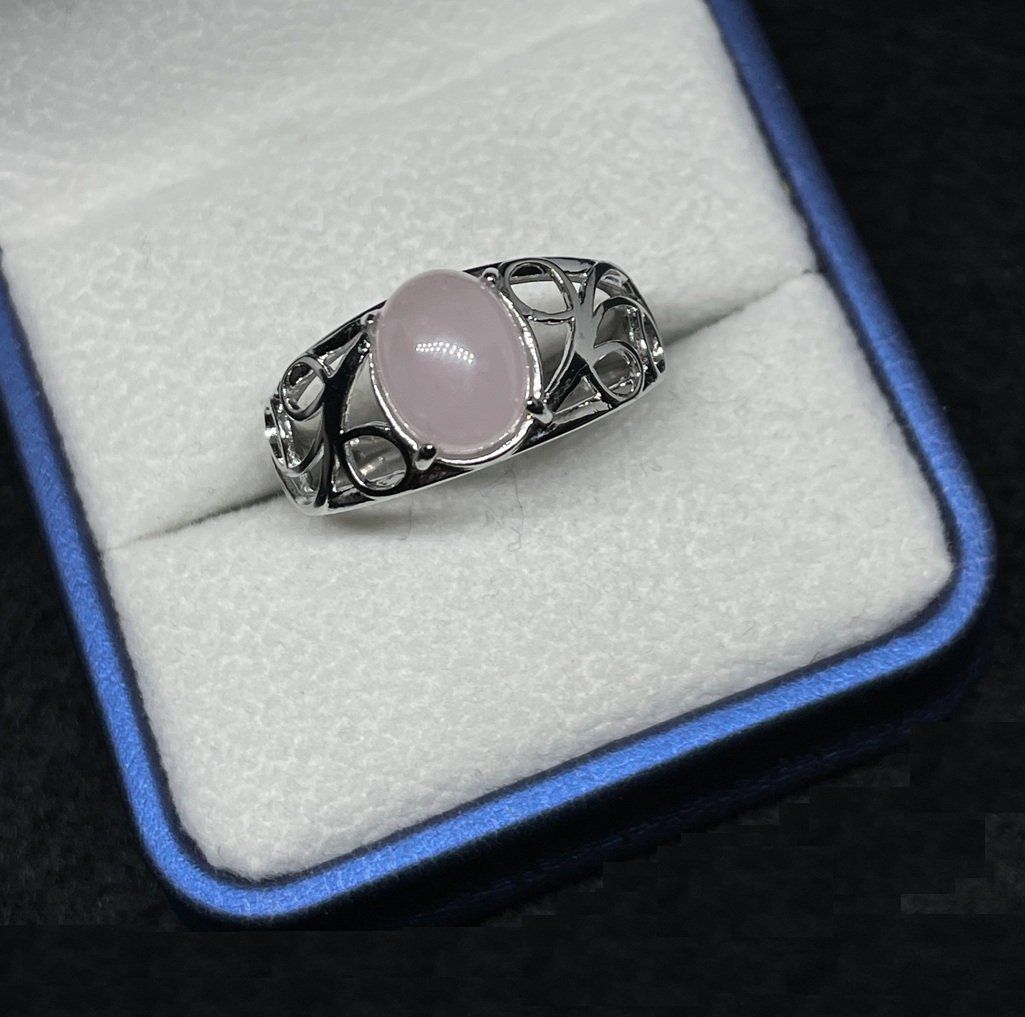 Anelli: Ring Sterlingsilber Rosenquarz, Gr. 61 – Nuovo (secondo la descrizione) da Thun venduto da Creative-Art-Tess