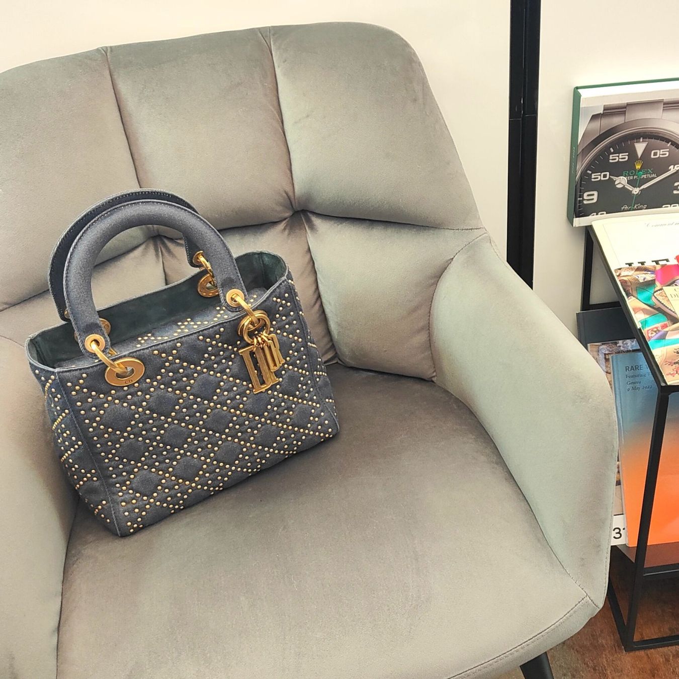Dior Borse da donna: Sac à main Dior Lady Dior Denim – Usato da Montreux venduto da CashPay_Montreux