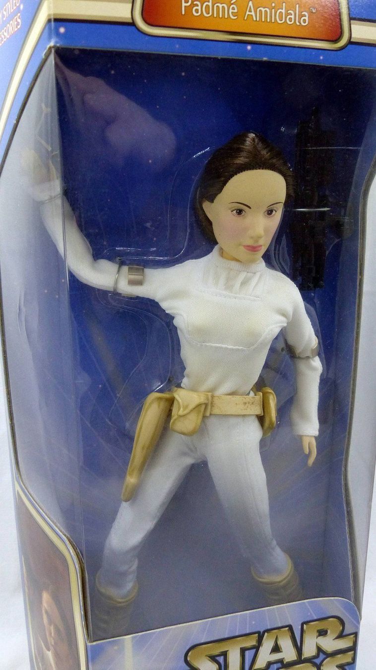 Star Wars Figuren: STAR WARS PADME AMIDALA BIG ACTION FIGURE ATTACK CLONES 2002 – Neu und originalverpackt aus Lugano von YouWantUS 1