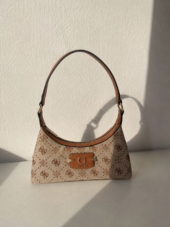 Guess Handtasche beige monogramm