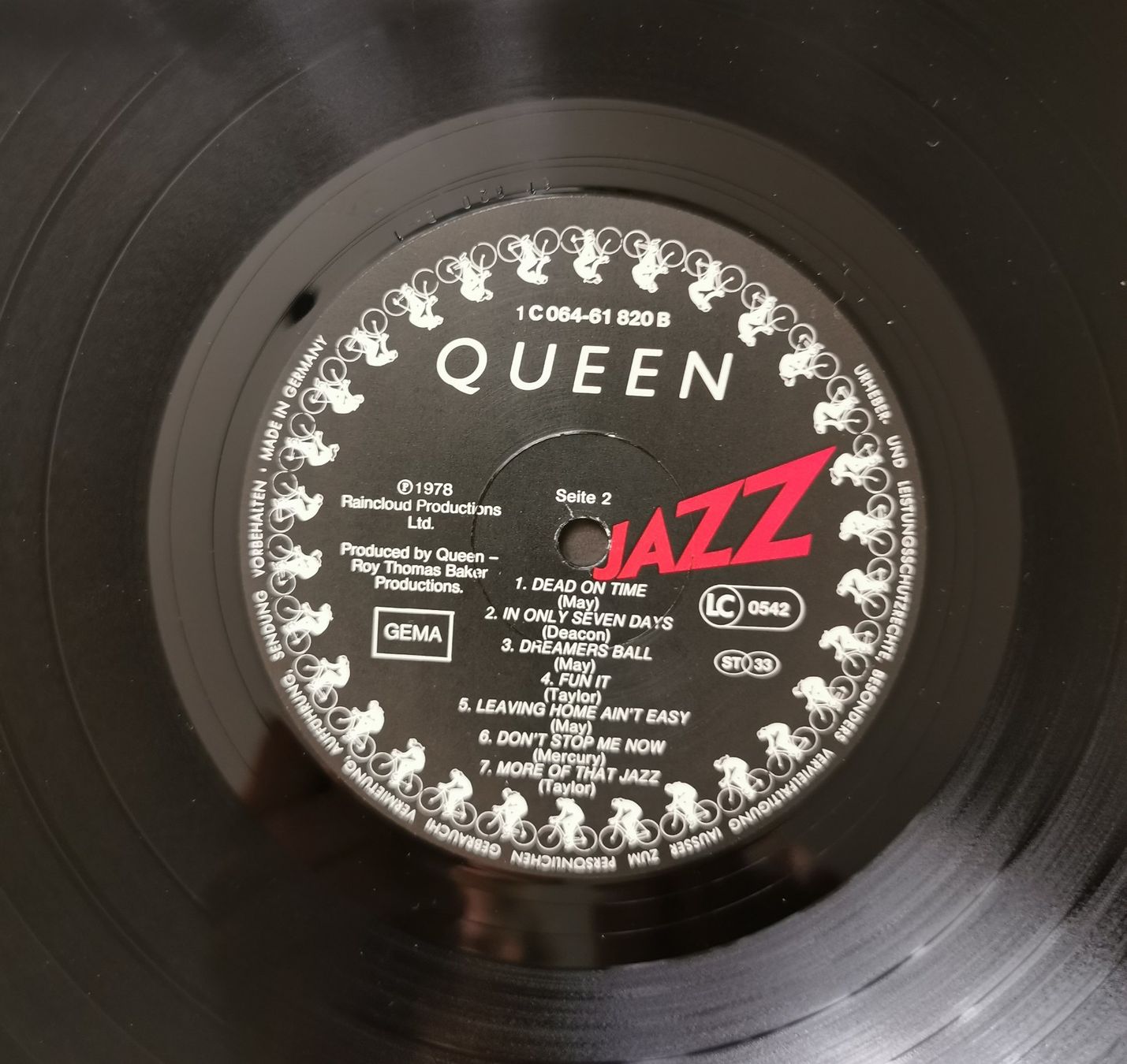 Dischi in vinile: QUEEN - JAZZ   Vinyl LP 1978 – Usato da Birsfelden venduto da dsc_f8gx 7