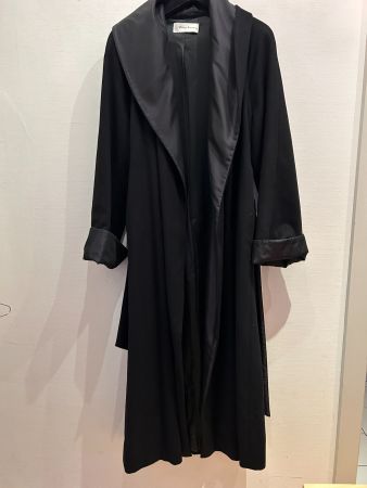 Magnifique long manteau élégant et neuf en pure laine T/42