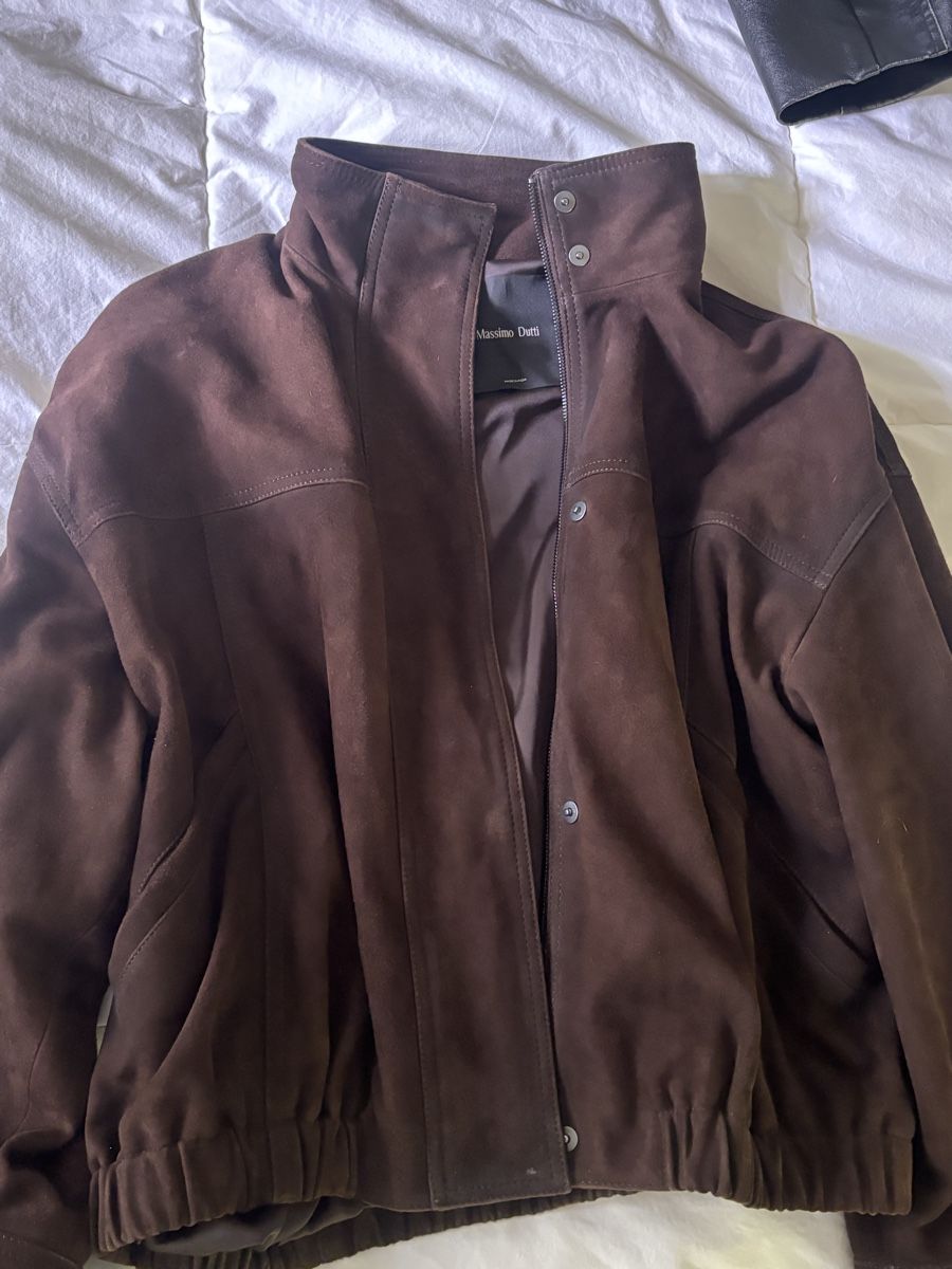 Massimo Dutti Vestes: Massimo Dutti Suede Jacket Brown – D'occasion à Zürich par Summy97 2