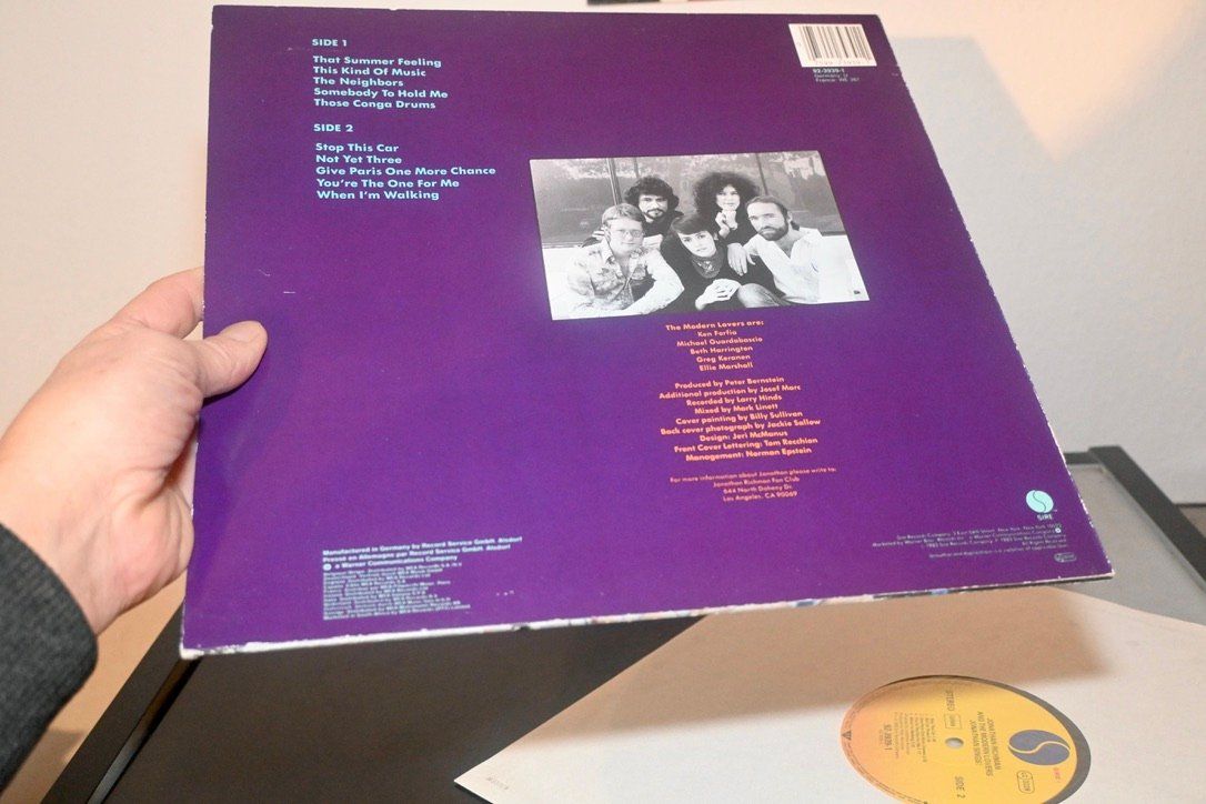 Schallplatten: Jonathan Richman & The Modern Lovers –Jonathan Sings VG+/VG+ – Gebraucht aus Pfaffhausen von  3