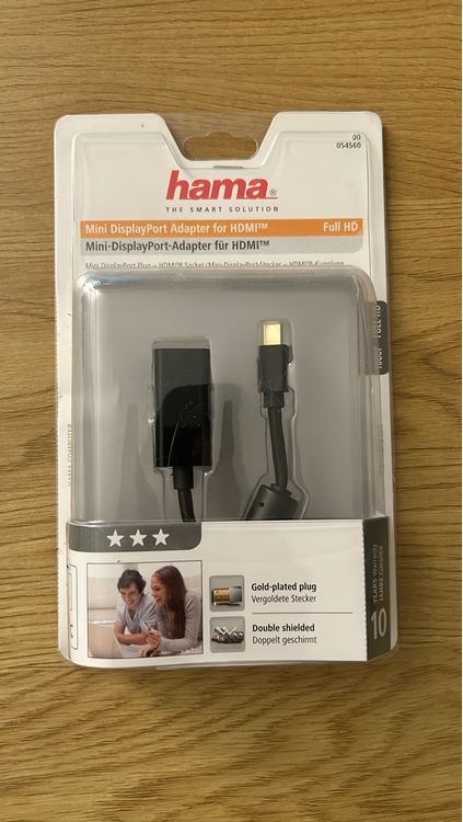 Hama Adaptateurs: Due Adattatore Mini DisplayPort a HDMI Hama – Neuf avec emballage d'origine à Brissago par are_79ts