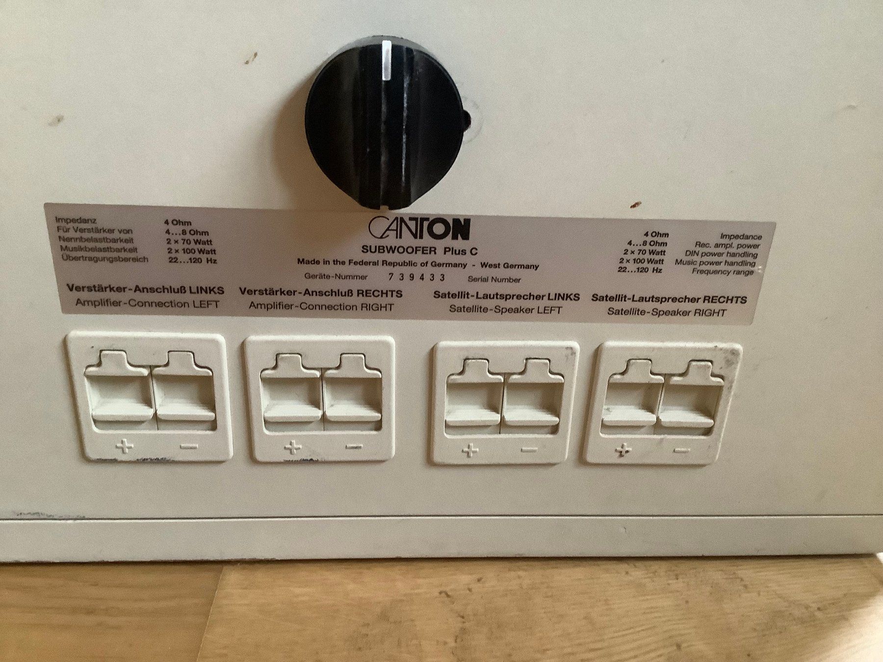 Canton Casse acustiche: Canton Subwoofer Plus C & GL210 Satelliten – Usato da Zürich venduto da Alcesa 4