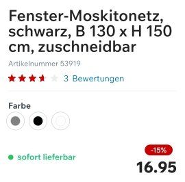 Altro per la casa: Universal Moskitonetz 2er Set, 150 cm  x 130 cm NEU. – Nuovo e nell'imballaggio originale da Killwangen venduto da Marc-Antonio 2