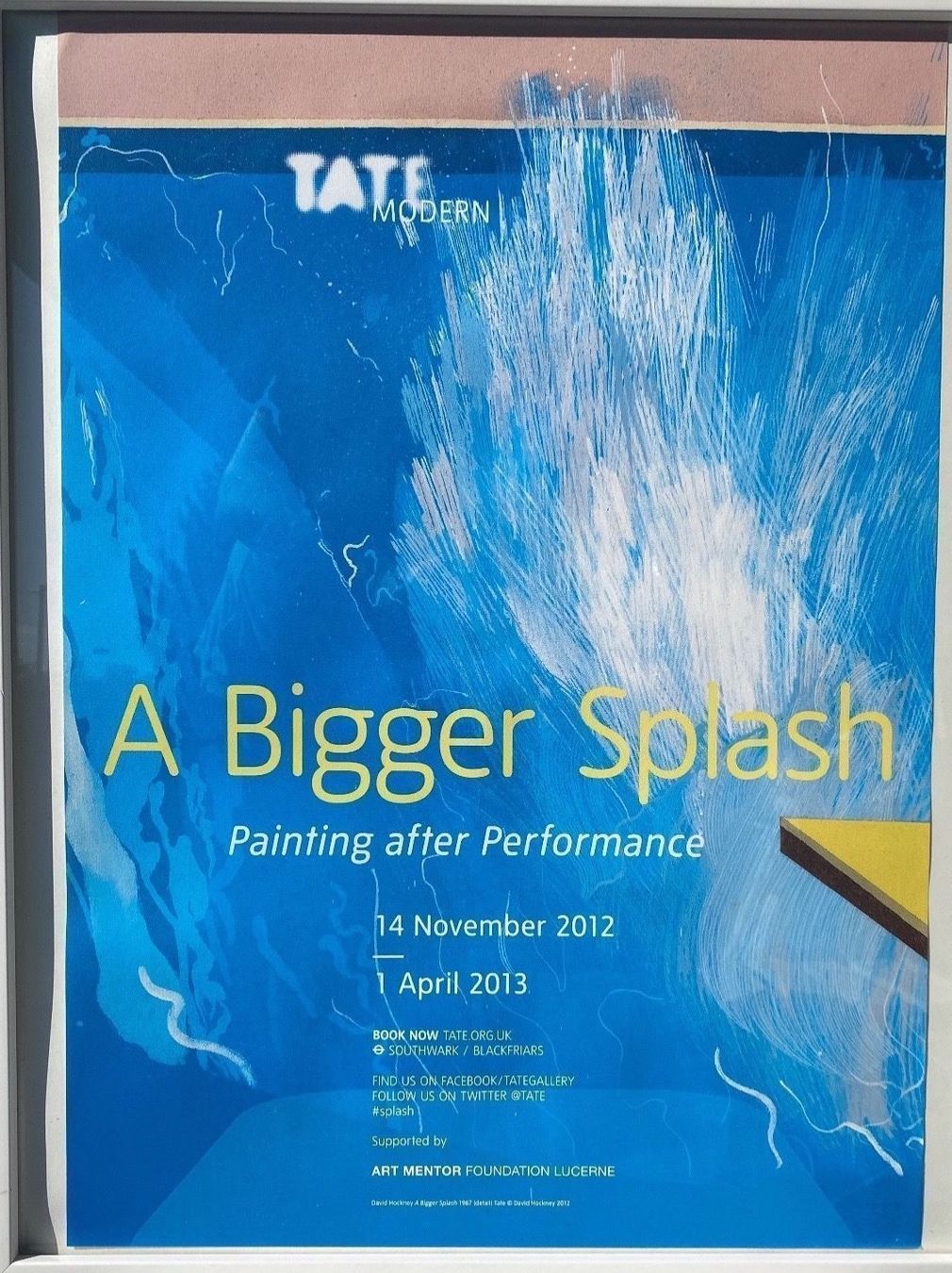 Foto & Immagini: DAVID HOCKNEY - ART  POSTER - A BIGGER SPLASH – Usato da Zürich venduto da lesgarcons