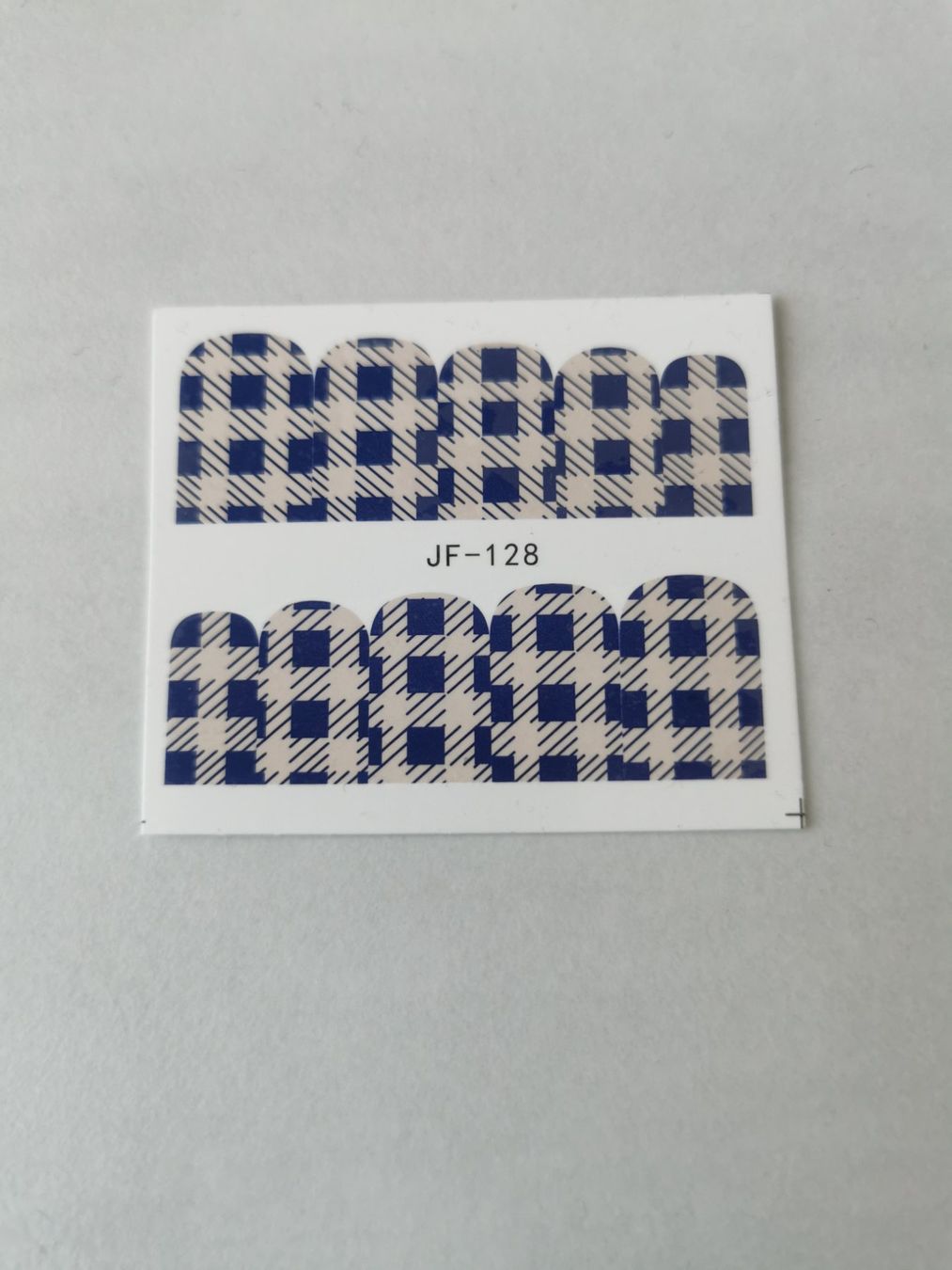 Unghie finte: Karierte Nageltattoos – Nuovo e nell'imballaggio originale da Malters venduto da Wahni81