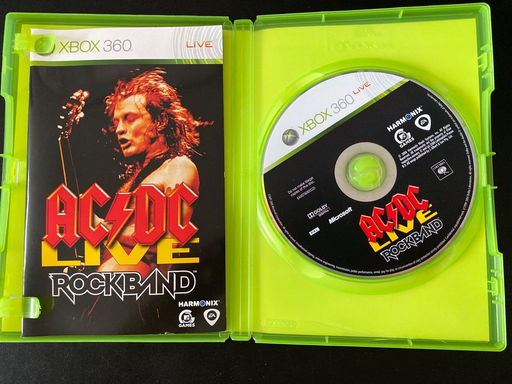 Rockband AC/DC Live Xbox 360 | Kaufen auf Ricardo
