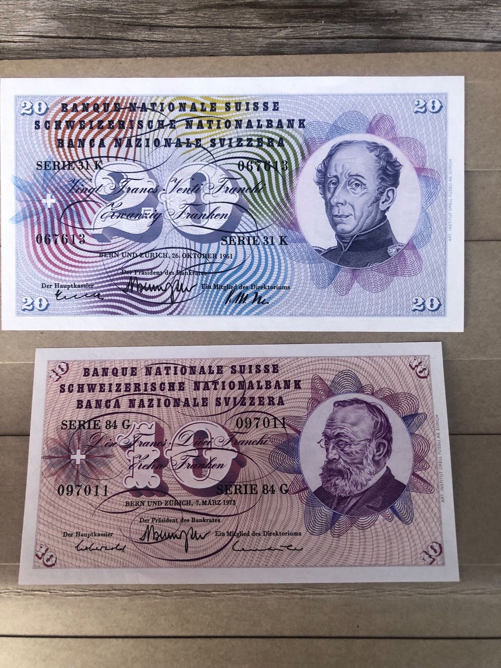 Banconote: Schweizer Bank Noten – Nuovo e nell'imballaggio originale da Obergösgen venduto da Camaro_zl1 4