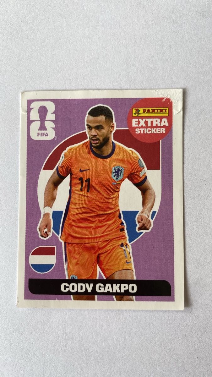 Panini Carte collezionabili: Panini Extra Sticker Cody Gakpo, VIOLETT – Nuovo (secondo la descrizione) da Therwil venduto da angi_angi