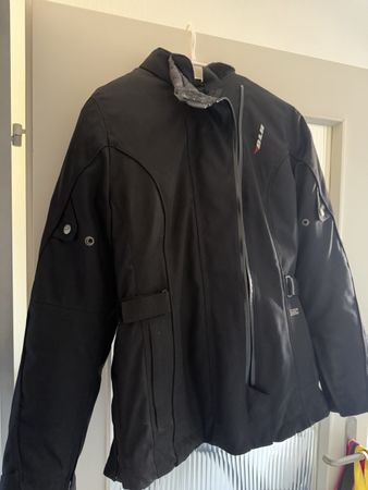 BLH Motorradjacke schwarz Gr. L, Wasserdicht, für den Sommer