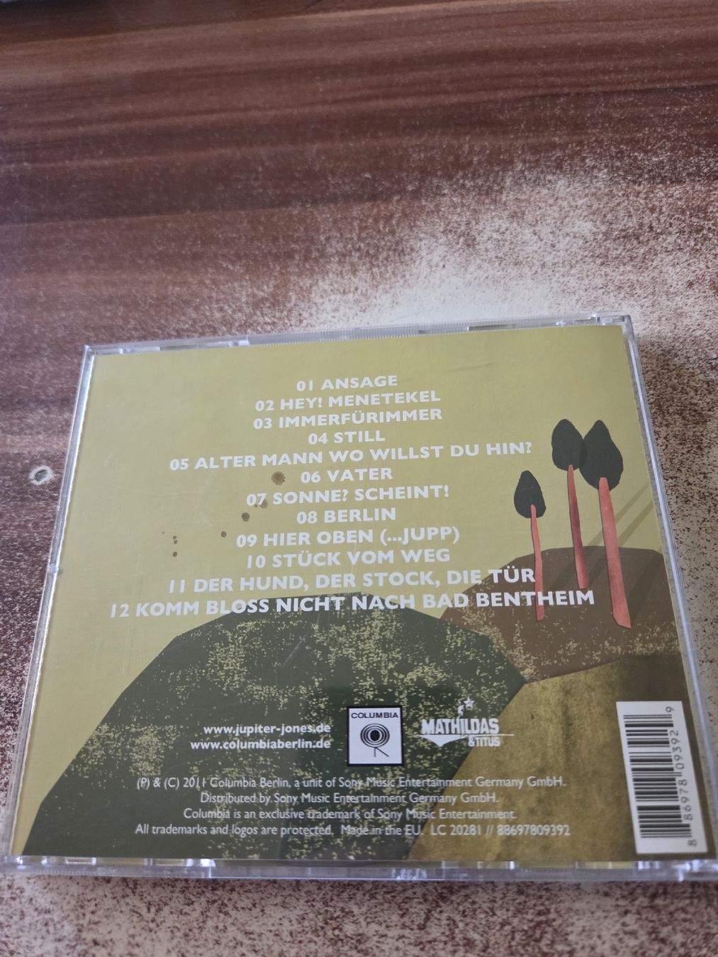 CD: Jupiter Jones - Jupiter Jones – Usato da Wattenwil venduto da Mage66 1