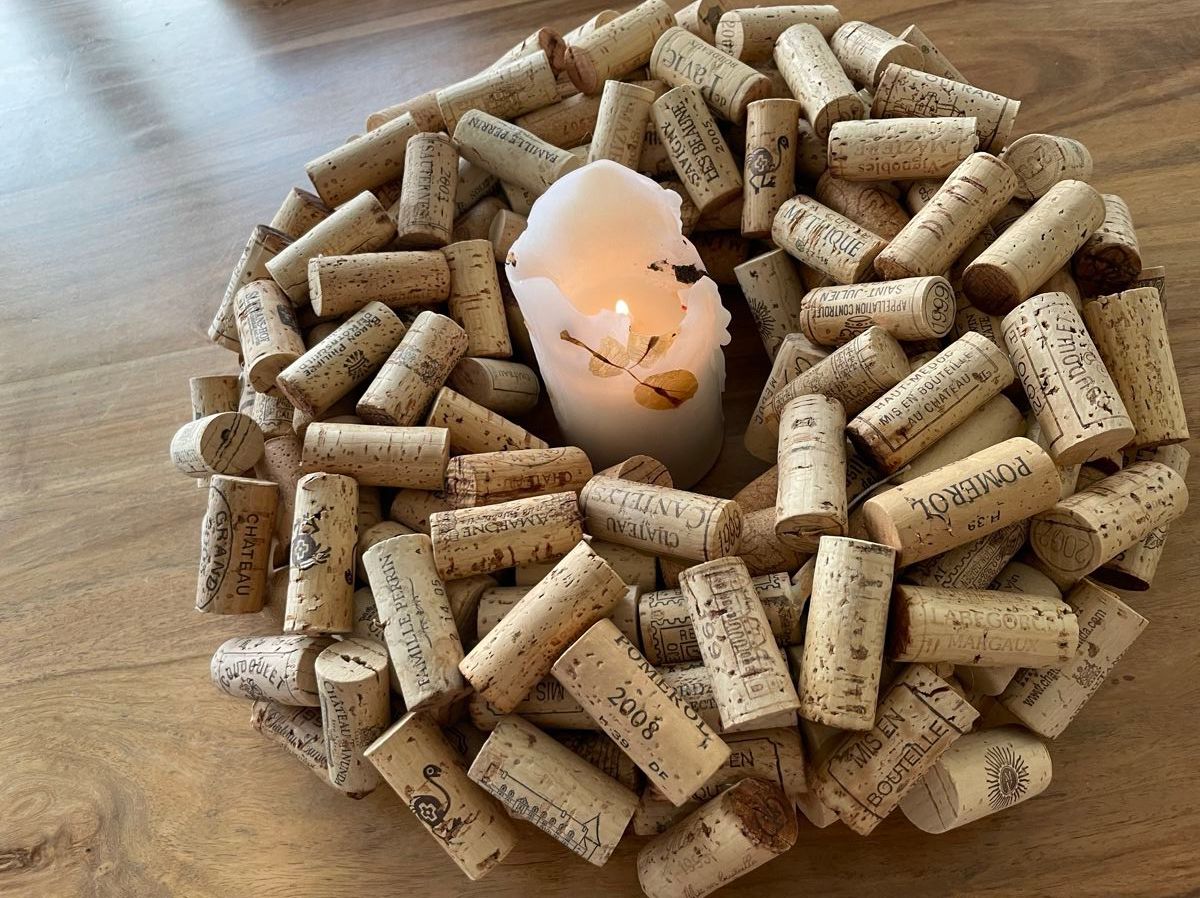 Tutte le decorazioni: Rustic Wine Cork Wreath Decoration – Usato da Waedenswil venduto da Paps04 1