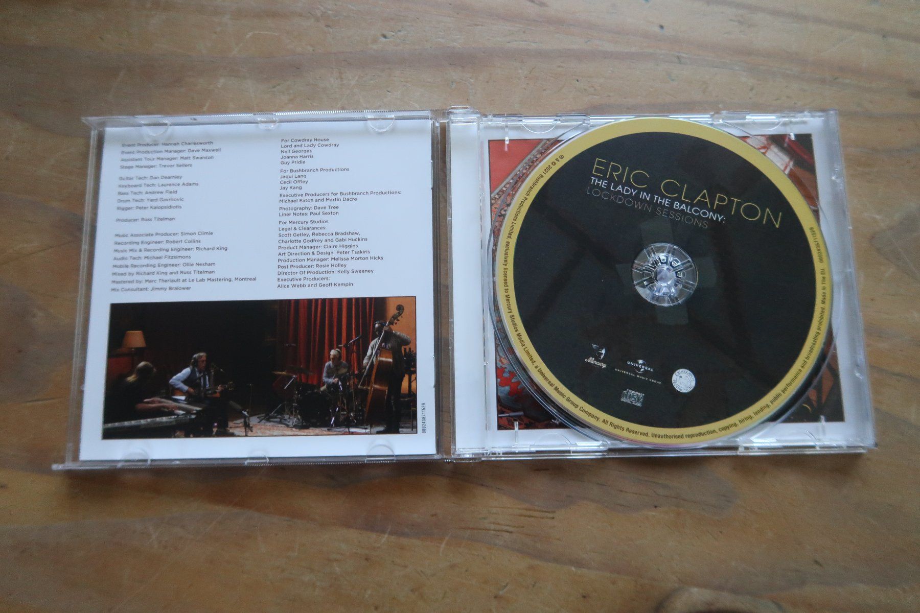 CDs: ERIC CLAPTON - THE LADY ON THE BALCONY - CD – D'occasion à Basel par Patiscat 3
