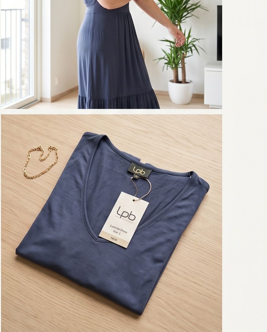 Vestiti: Titre Robe Lucinda LPB Bleu – Nuovo e nell'imballaggio originale da Vuisternens-Romont venduto da gol_xp6p 1