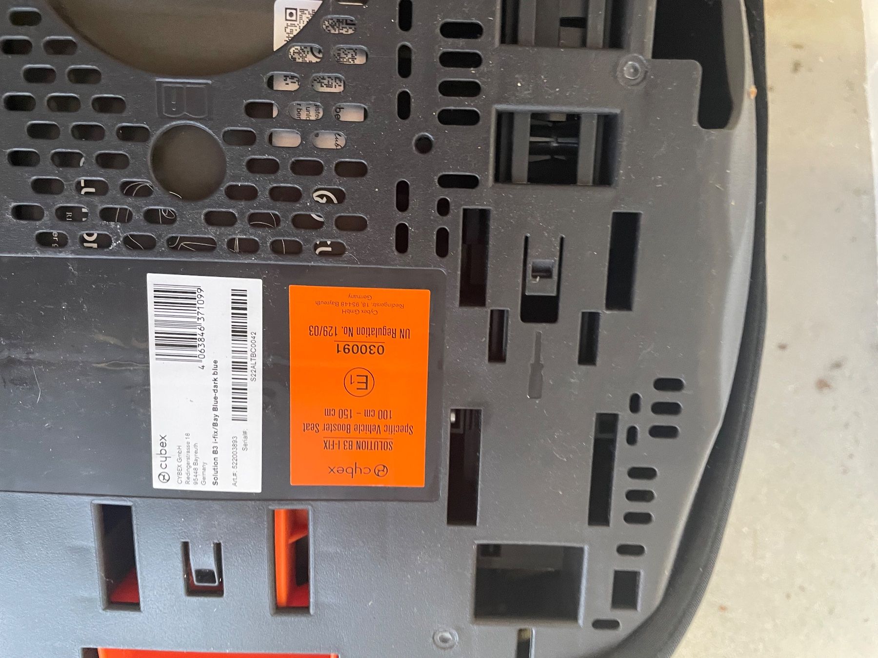 Cybex Seggiolini per auto: cybex Silver Kindersitz Solution B3 I-Fix Bay Blue – Usato da Märstetten venduto da lejano87 1