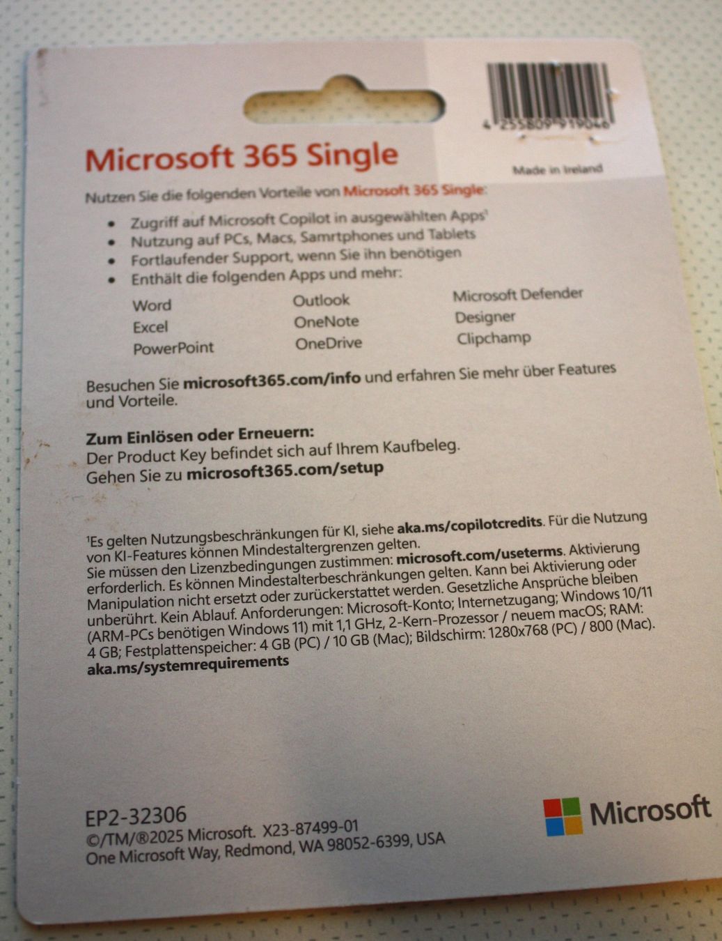 Interdiscount Gutscheine: Microsoft 365 Single 12 Monate Abonnement neu – Neu und originalverpackt aus Wettingen von Licht08 1