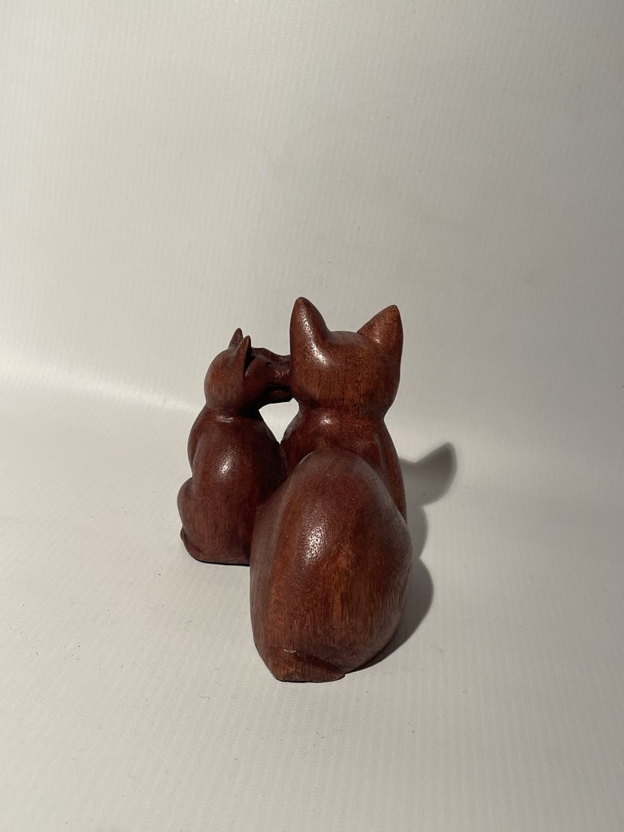 Figuren: Statues- pack 2 chats sculptés à la main  – Neu (gemäss Beschreibung) aus Renens VD von sas_6vhd 6