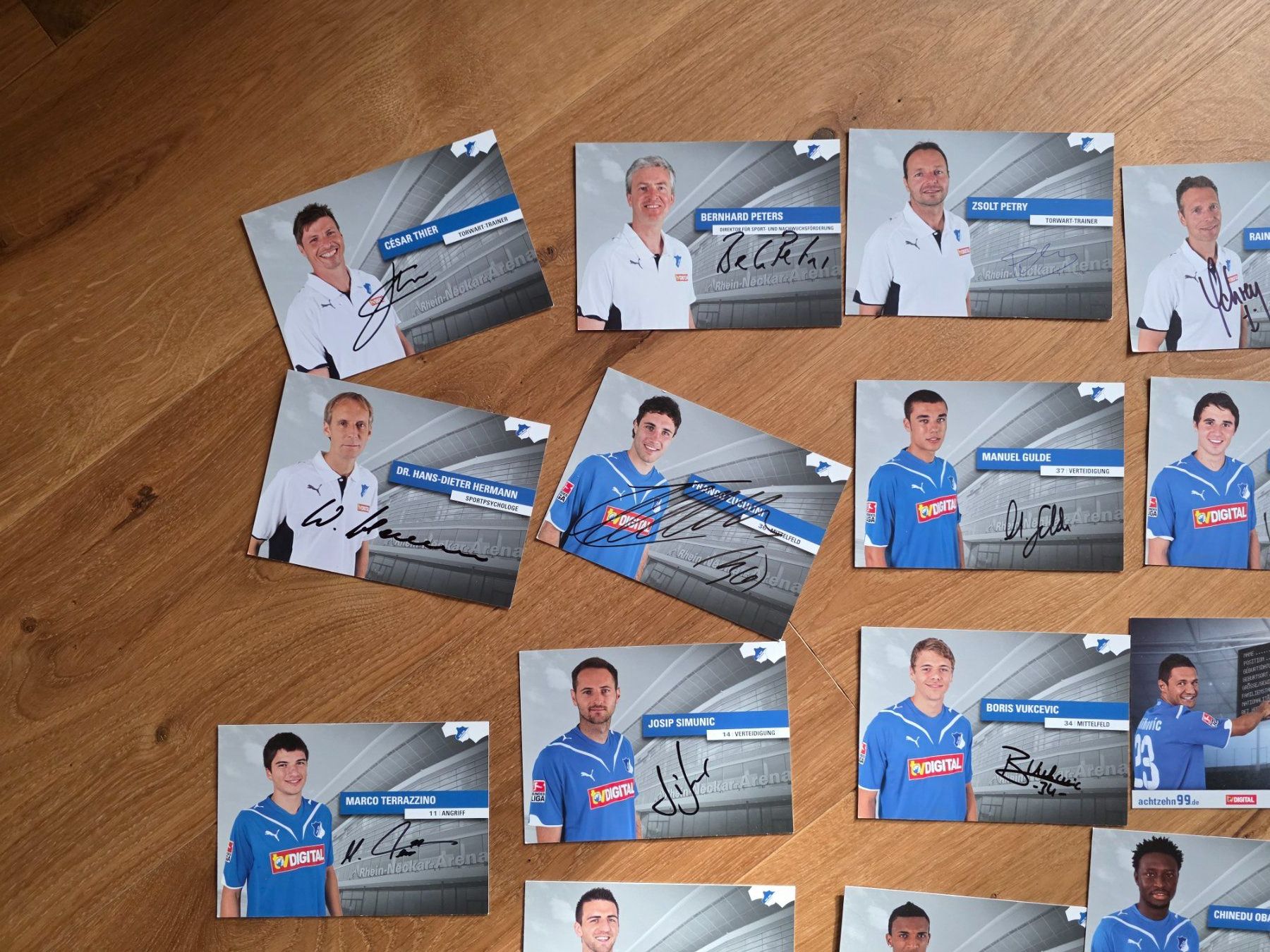 Autografi: Fussball Autogramm Karten Set TSG 1899 Hoffenheim – Nuovo (secondo la descrizione) da Walterswil BE venduto da Lonitti 7
