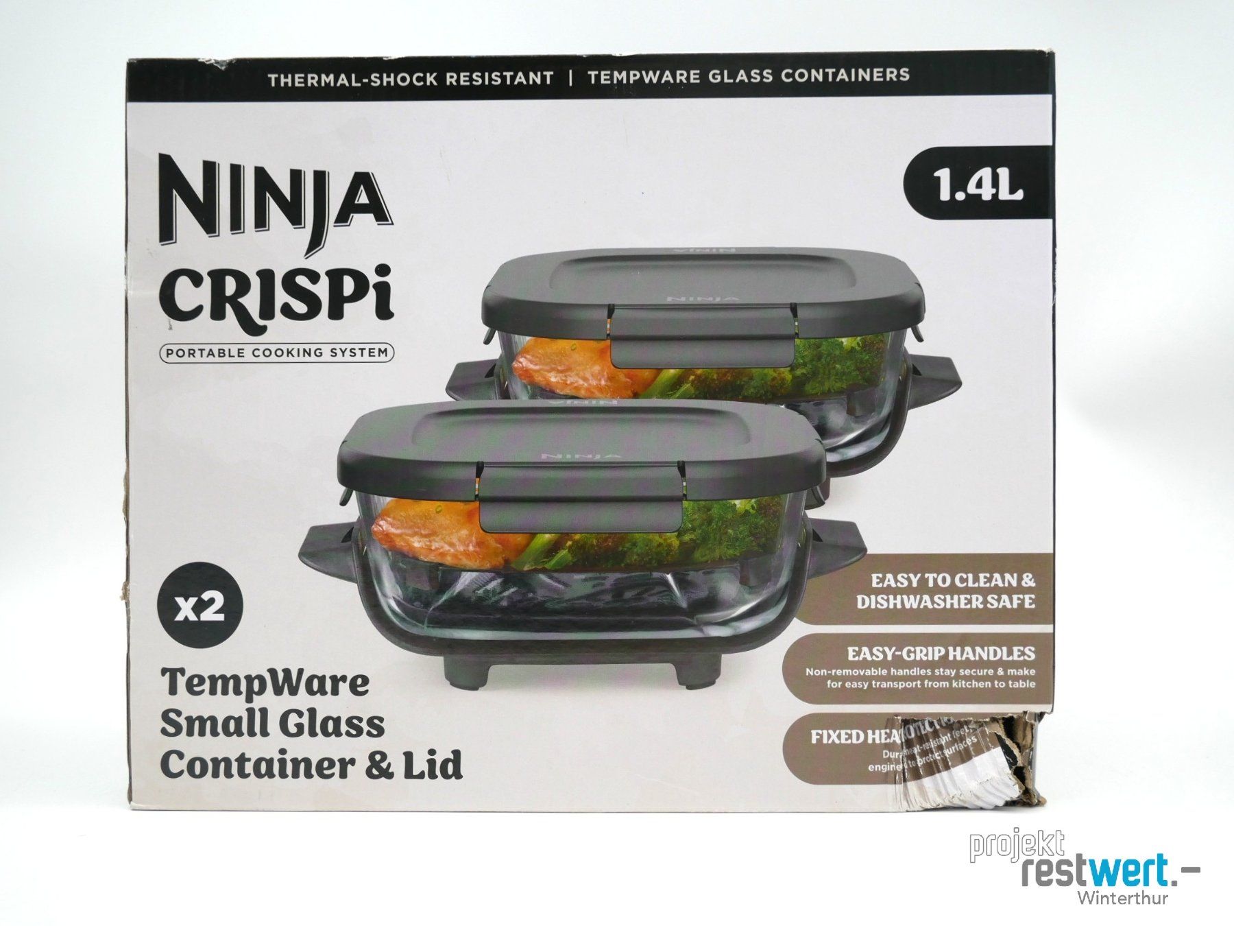 Küchengeräte: NINJA CRISPI TempWare Glasbehälter mit Deckel 2x – Neu (gemäss Beschreibung) aus Winterthur von Restwert_Winterthur 4