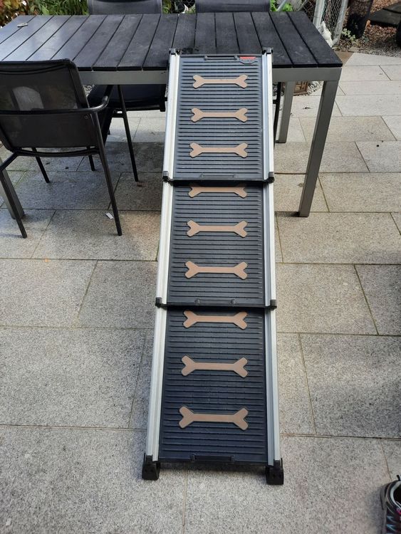 Faltbare Hundetreppe 65x53cm - Rutschfeste Autorampe Für Mittelgroße Hunde