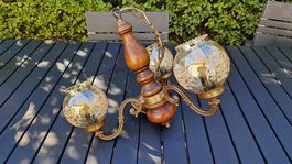 Lampe Vintage 3 ampoules, 40cm de largeur 40cm de haut