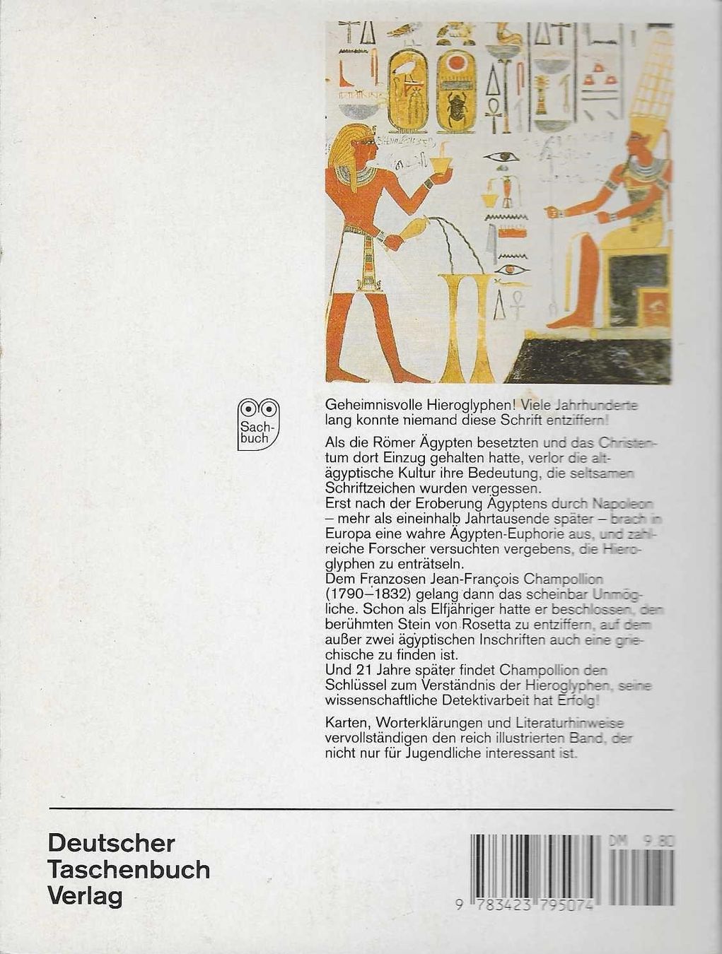 Bücher: Das Geheimnis der Hieroglyphen – Gebraucht aus Flims - Dorf von Stagediver 1