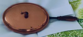 Stöckli Flambierpfanne Kupfer mit Deckel !!!!!!