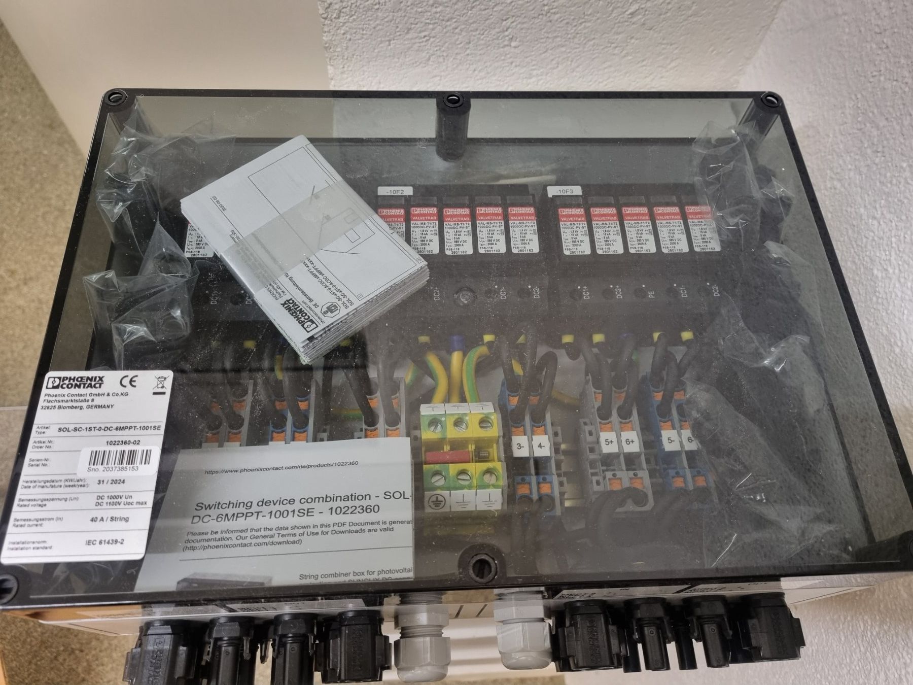 Alimentazione elettrica: GAK PhoenixContact 6MPPT Einzelstränge – Nuovo e nell'imballaggio originale da Bussnang venduto da edf_jk57 1