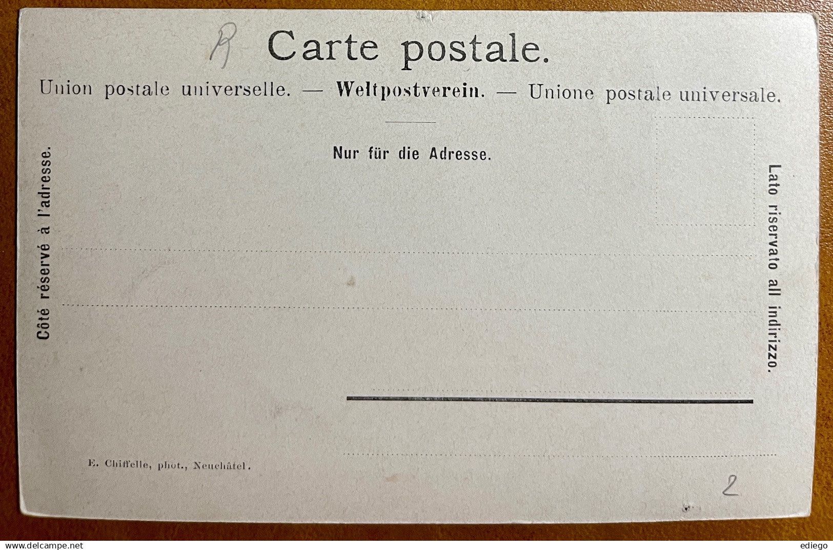 Cartoline postali: NEUCHÂTEL - monument National – Usato da Lutry venduto da Ediego 1