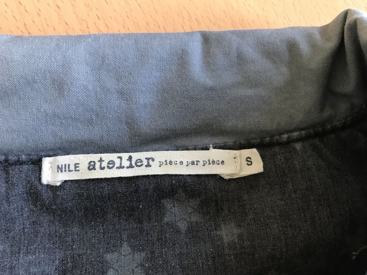 Nile Jacken: Veste Nile Atelier, gris bleu, taille S, coton – Gebraucht aus Morges von sandy069 5