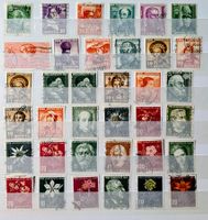 PRO JUVENTUTE KLEINE SAMMLUNG AUS 1936 - 1947 GESTEMPELT