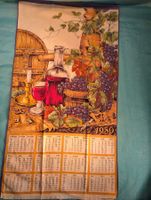 Fisba-Stoffels Stoffkalender 1980  Motiv Trauben, Wein