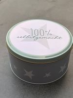Geschenkdose / Deko Dose mit Sternen (Metall)