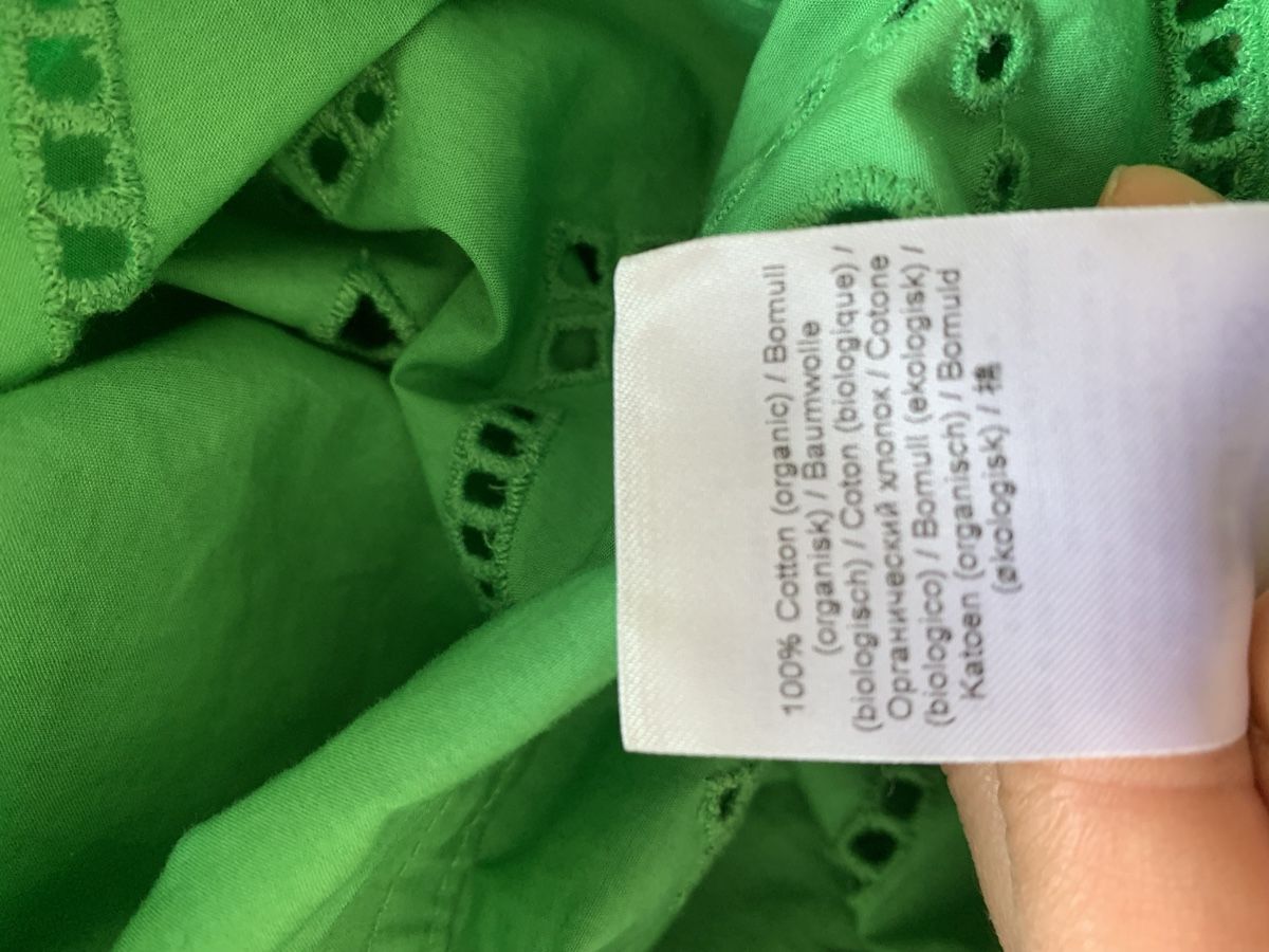 Ganni Vestiti: Robe dos nu verte en coton bio Ganni – Nuovo e nell'imballaggio originale da Genève venduto da rez_c6c6 8