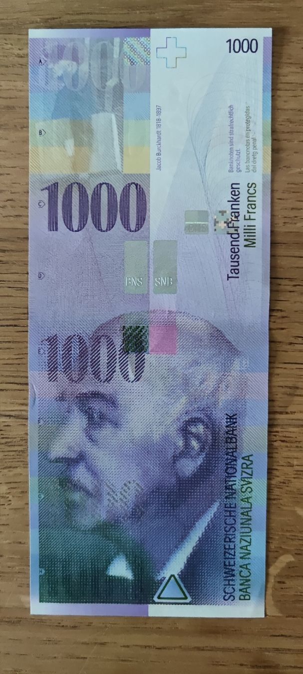 Billets de banque: 1000er Note Serie 8 – Neuf (Voir description) à Tegerfelden par fige03