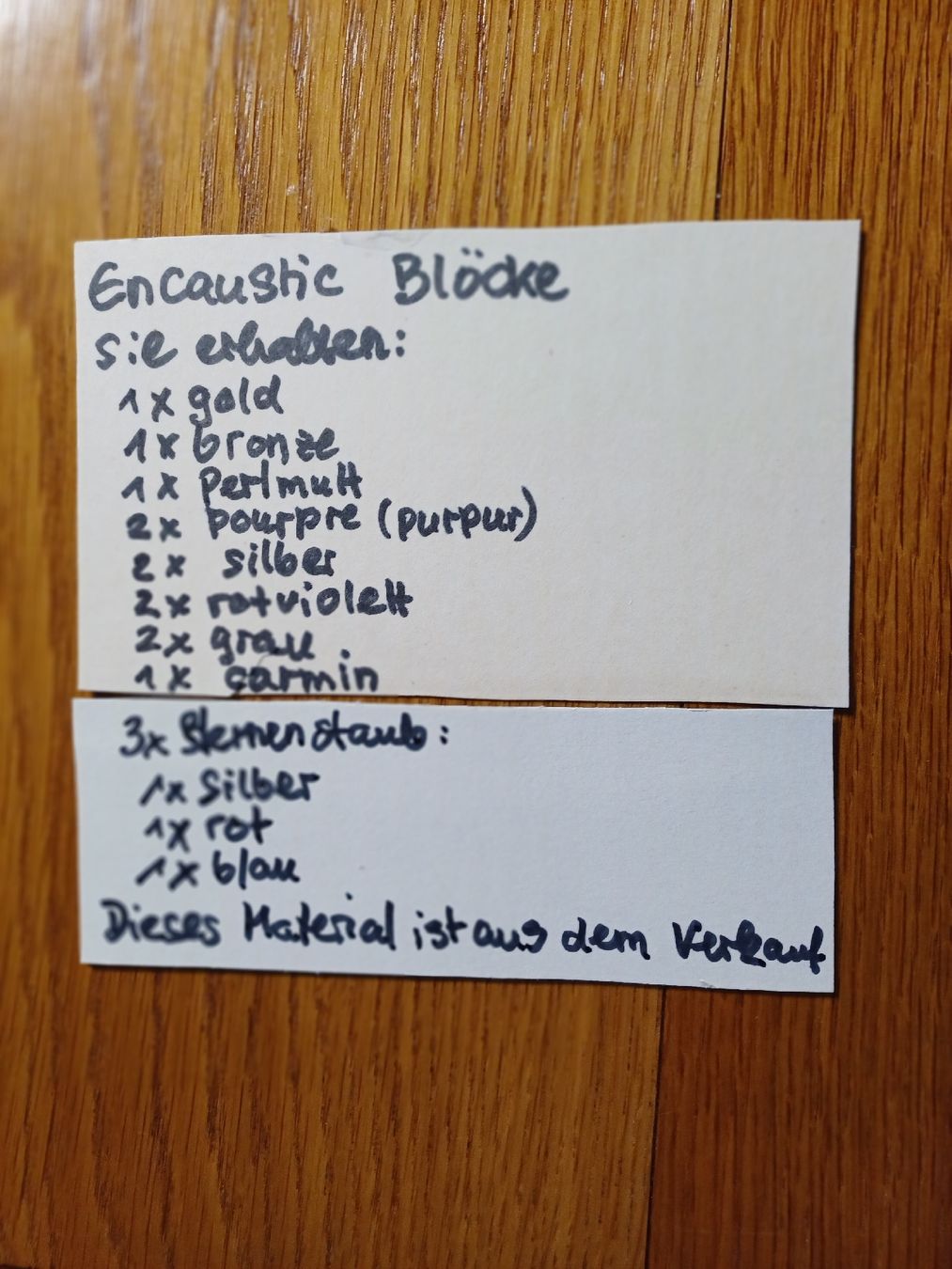 Bastelsets: Bastelmaterial Encaustic & Sternenstaub – Neu (gemäss Beschreibung) aus Gächliwil von lesidees 6