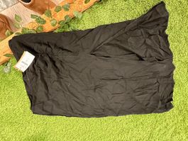 Schwarzer Viskose-Sommerrock, Gr. XL, neu mit Etikett