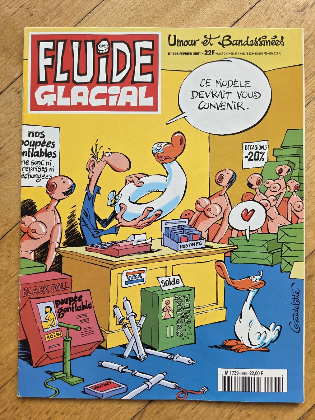Fumetti: Fluide Glacial n°296 février 2001 – Usato da Territet venduto da Cenh