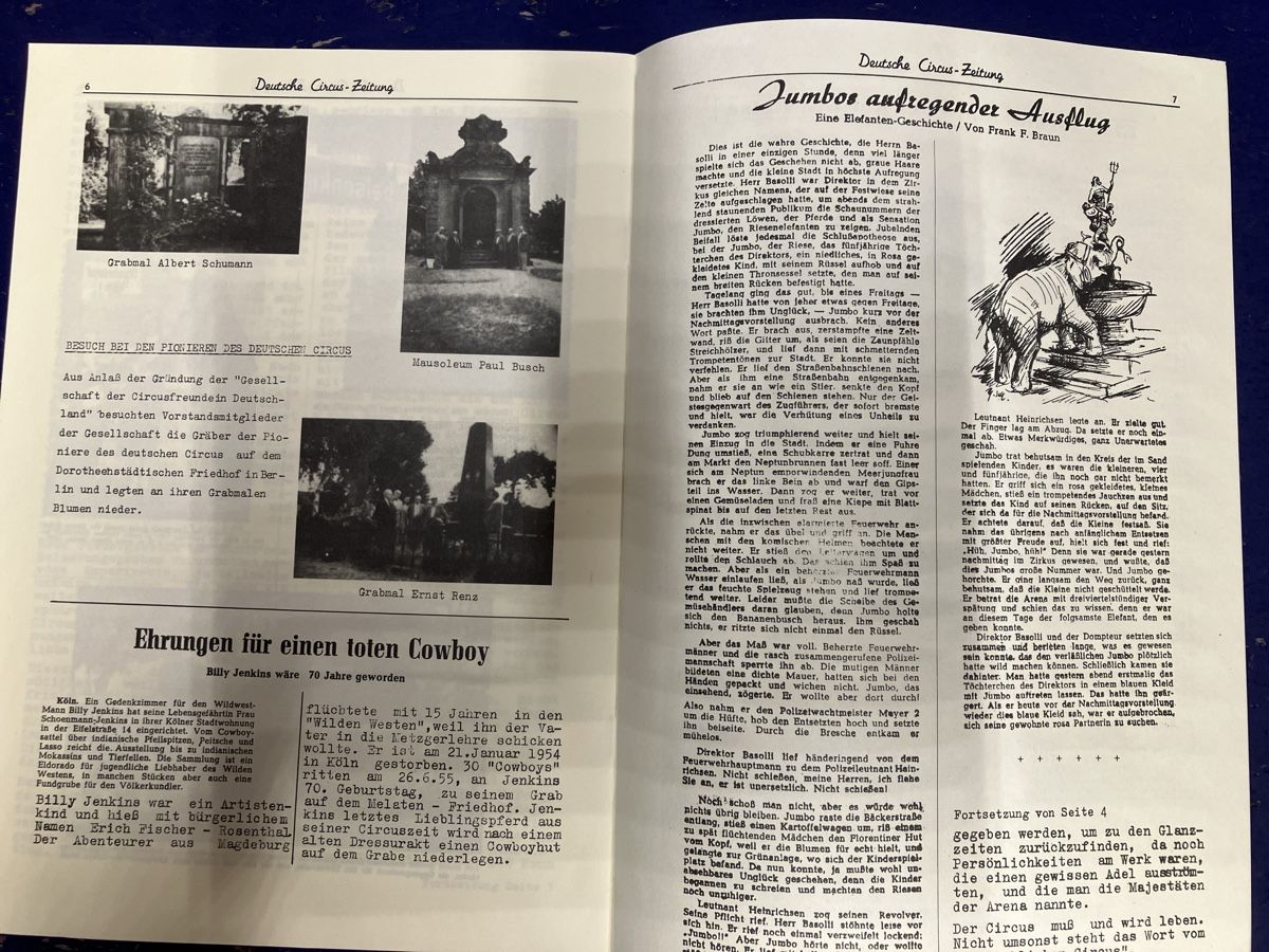Riviste & Magazine: Circus Zeitung 1955 – Usato da Erlenbach im Simmental! venduto da Simmentaler-Perlen 3