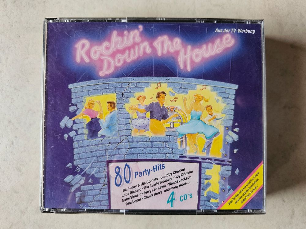 Rockin' Down The House / 4 CD Box - 80 PartyHits | Kaufen auf Ricardo