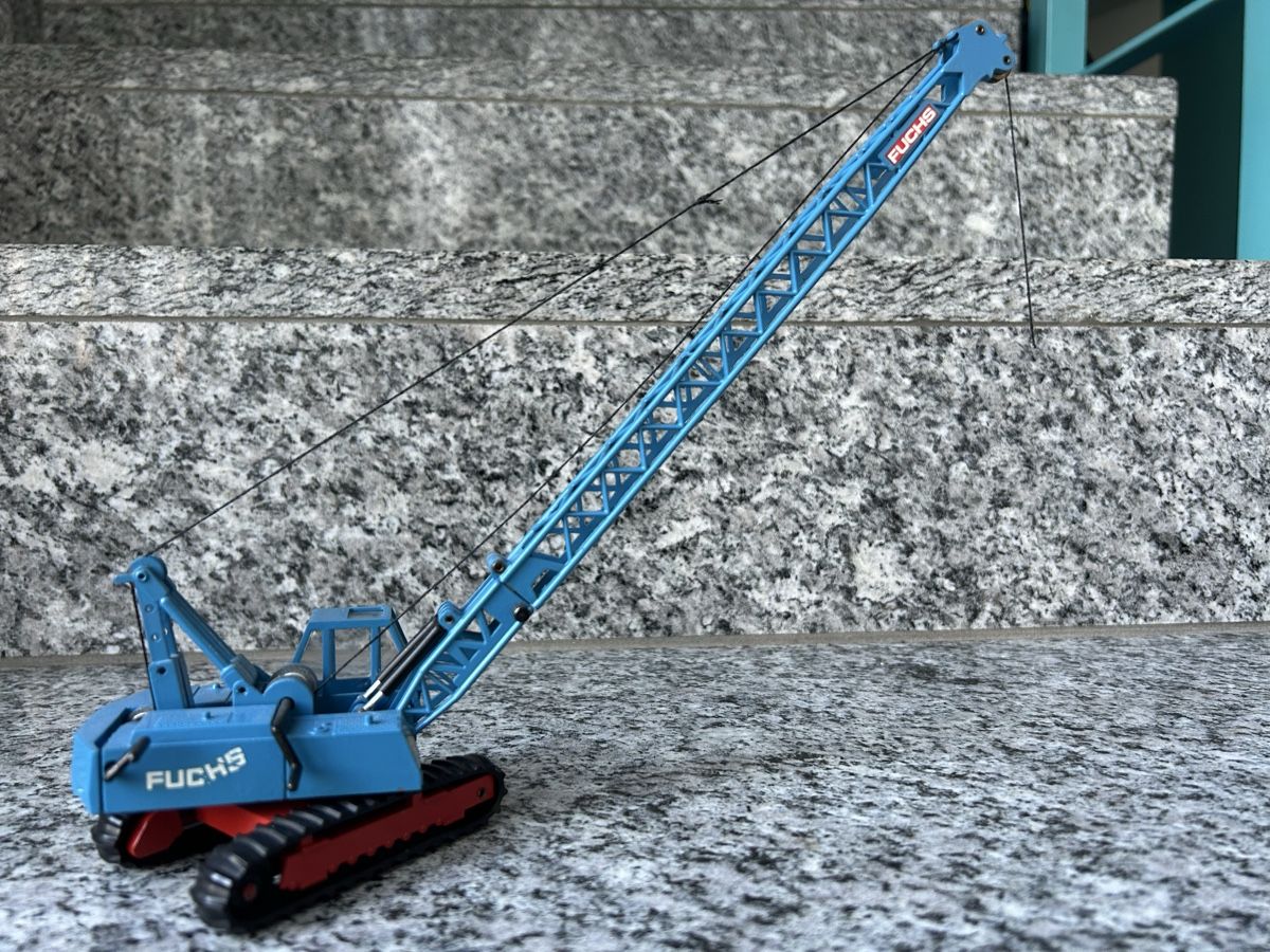 Modellbausätze & Standmodelle: Fuchs Gittermastkran, 1:50 – Gebraucht aus Horw von Tigercat635 2