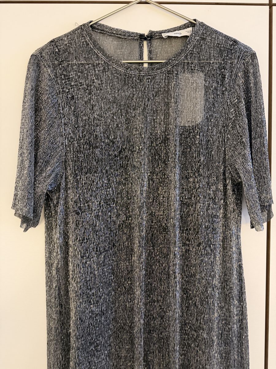 Mango Vestiti: Maxi-Kleid Silber Mango Grösse M – Nuovo e nell'imballaggio originale da Bertschikon Gossau venduto da chanty_7 1