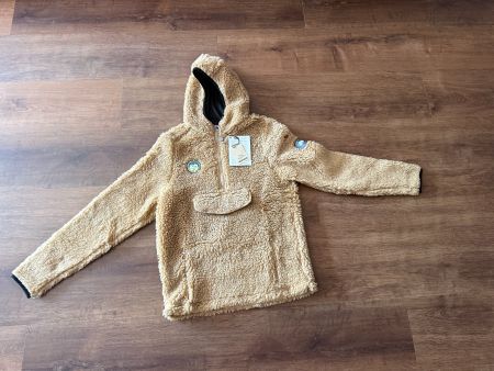 New EUR 198 Café du Cycliste shearling zip hoodie - S