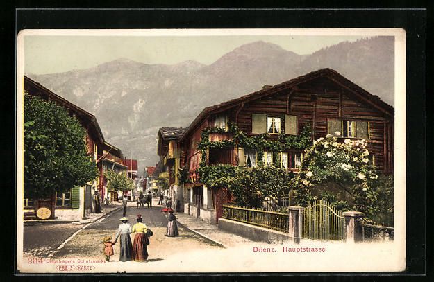 Cartoline postali: AK Brienz, Hauptstrasse – Usato da Berlin venduto da bartko-reher