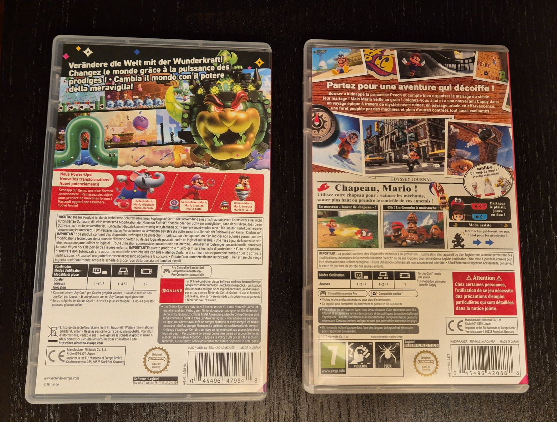 Nintendo Giochi: Super Mario Wonder + Super Mario Odyssey pour Switch – Usato da Daillens venduto da zaporogue 1